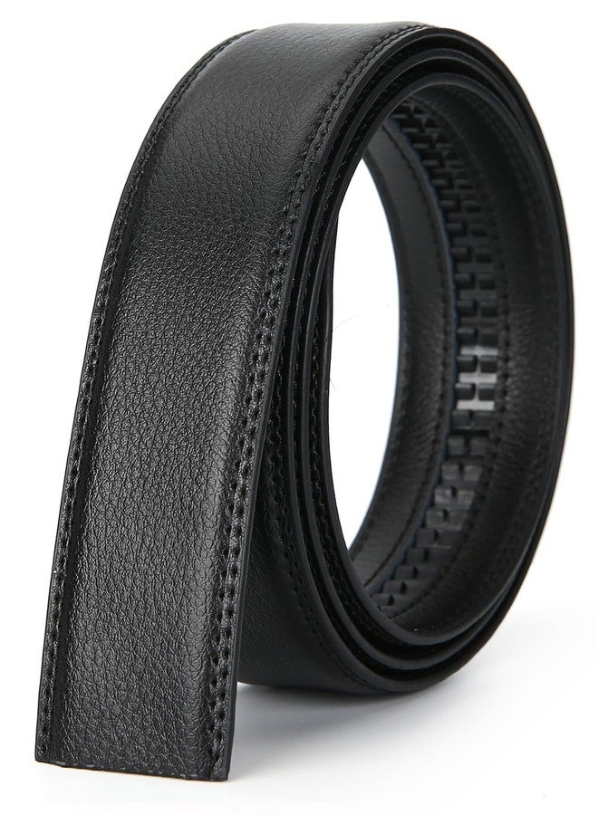 Nelbons ratchet belt strap for men 30mm 1 1/8" wide fit 35mm automatic buckle, replacement belt without buckle - Image 2
