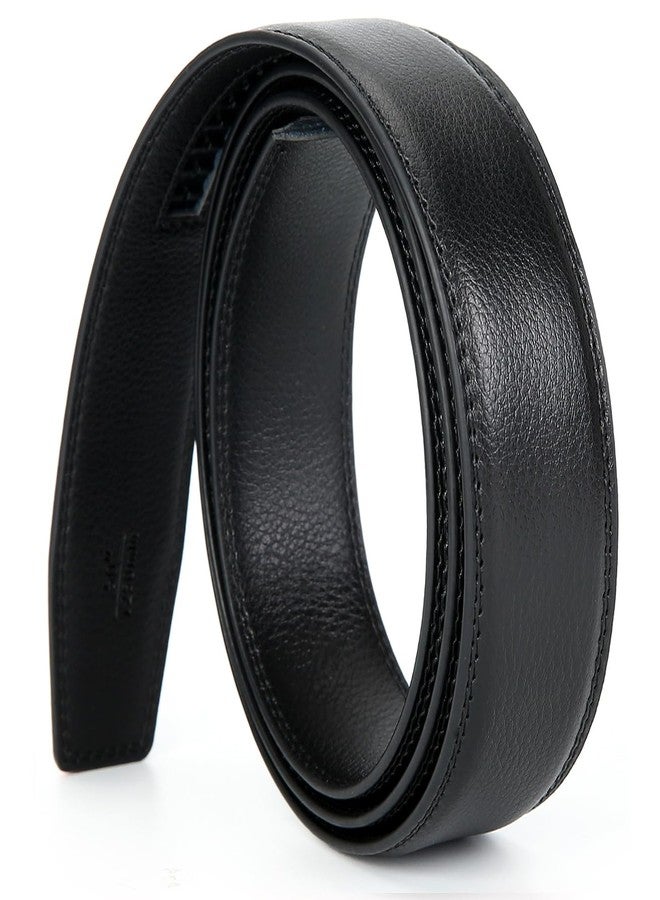 Nelbons ratchet belt strap for men 30mm 1 1/8" wide fit 35mm automatic buckle, replacement belt without buckle - Image 1