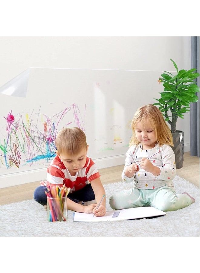 BPA بلاستيك شفاف لاصق ذاتي BPA® - فيلم لاصق 30 × 400 سم مقاوم للماء ومضاد للخدش لتغطية الجدران والأثاث وواجهة المطبخ وحماية الأسطح - Image 2