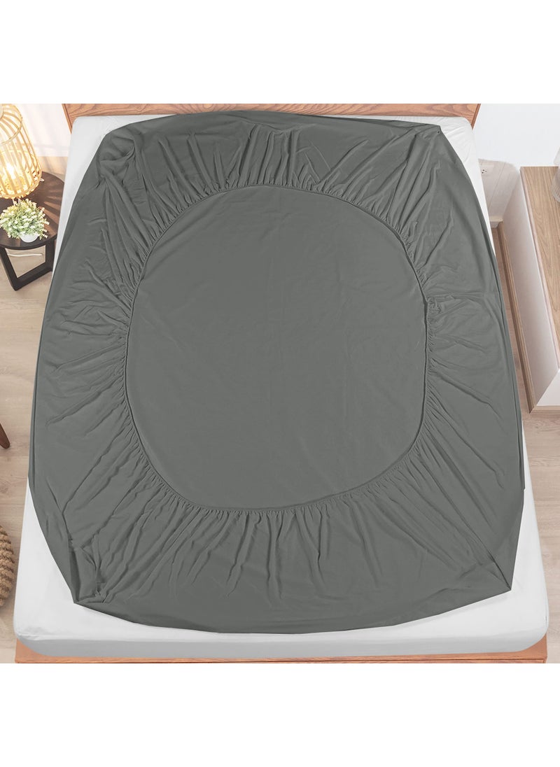 Utopia Bedding Utopia Bedding Waterproof Mattress Protector King Size  Premium Terry Mattress Cover 200 GSM  Breathable  Fitted Style with Stretchable Pockets (Gray)  - Image 3