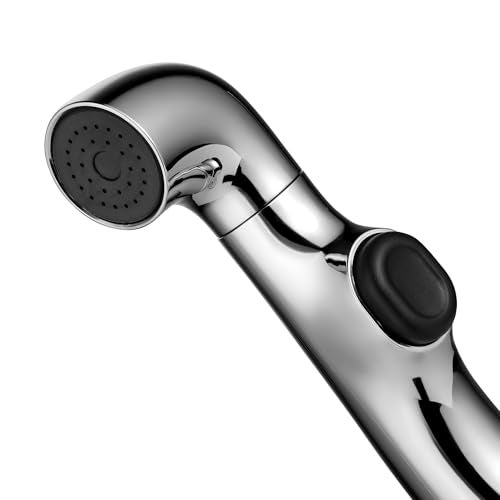 Orvos Health Faucet, Swivel, ABS Outer Body with Brass Pin Inside, Chrome Color, with 1 to 1.2 Meter Extendable SS 304 Shower Hose and Wall Hook, 360 Degree Rotatable Top - Image 5