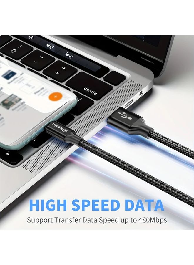 RIKSOIN USB C Charger 3A Fast 6FT Cable for iPhone Samsung Galaxy Android - Image 4