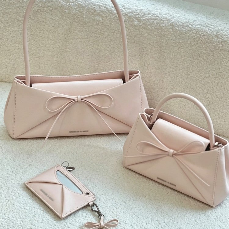 CHASER&KITTY Women's PU Bow Geometric Shoulder Bag - Image 1