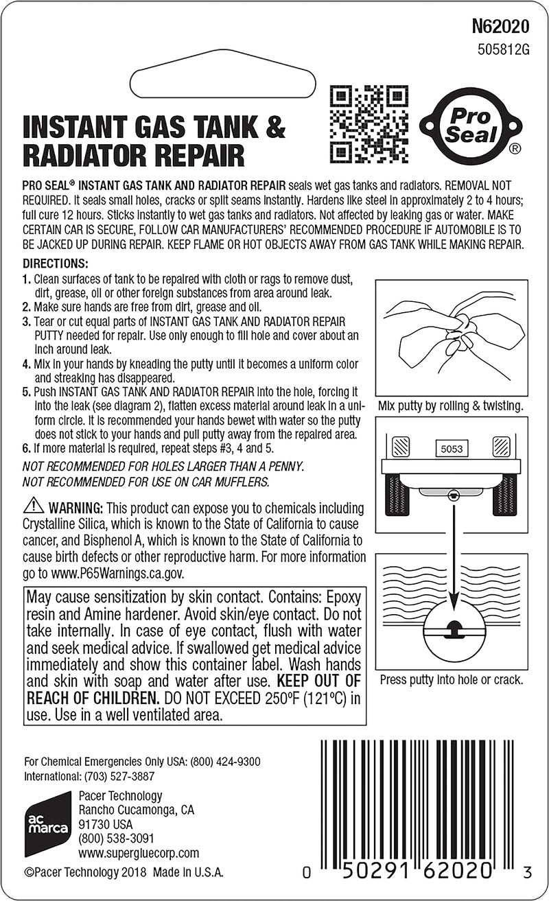 Super Glue Pro Seal N62020 Instant Gas Tank and Radiator Repair - Image 2