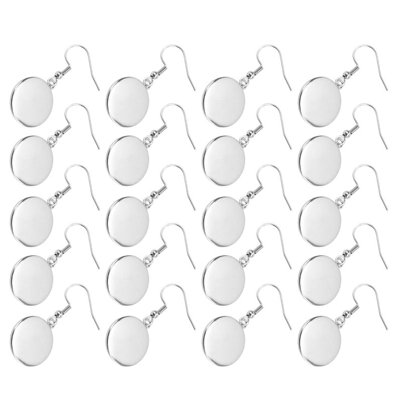 Earring Blank Bezels: 304 Stainless Steel, Rust-Proof, Easy To Use - Diy Earring Settings For Jewelry Making Supplies, Diy Crafts, Adults & Children - Image 4