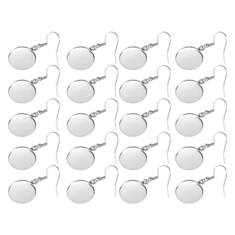 Earring Blank Bezels: 304 Stainless Steel, Rust-Proof, Easy To Use - Diy Earring Settings For Jewelry Making Supplies, Diy Crafts, Adults & Children - Image 3