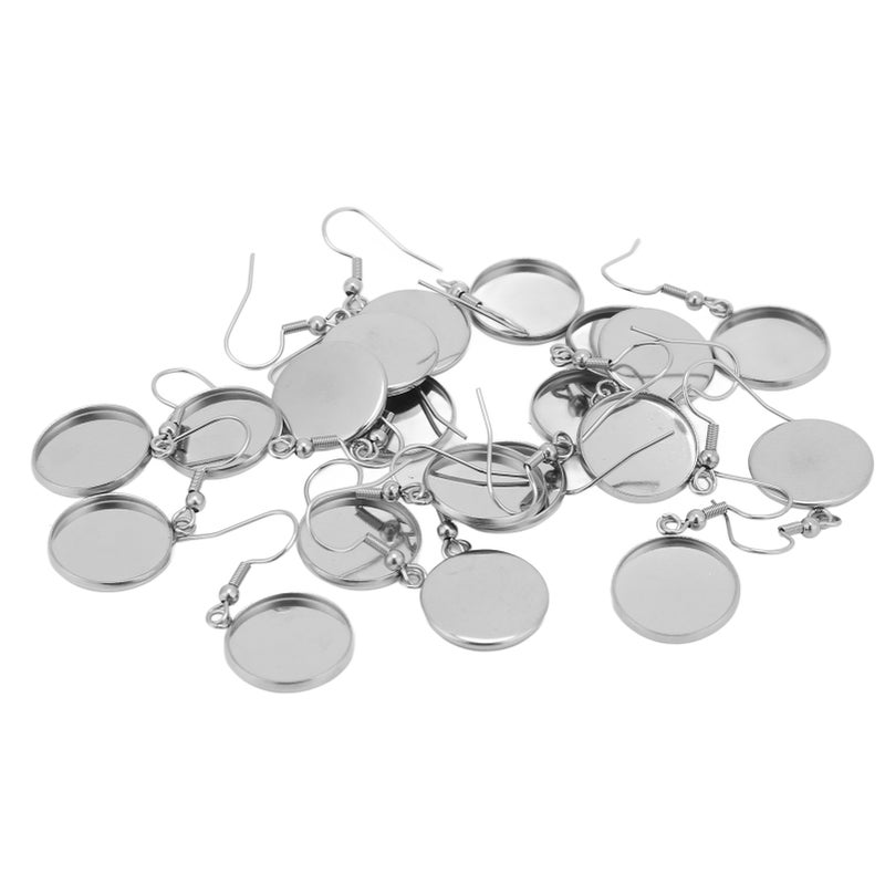 Earring Blank Bezels: 304 Stainless Steel, Rust-Proof, Easy To Use - Diy Earring Settings For Jewelry Making Supplies, Diy Crafts, Adults & Children - Image 2