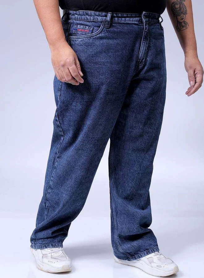 تايك تو جينز رجالي مقاس كبير بقصة واسعة من هارد سودا