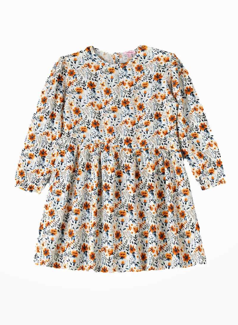 Jelliene Flowy Fun: Girls' Woven Twirl Dress | Style & Comfort for Every Occasion