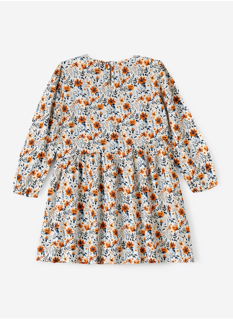 Jelliene Flowy Fun: Girls' Woven Twirl Dress | Style & Comfort for Every Occasion  - Image 2