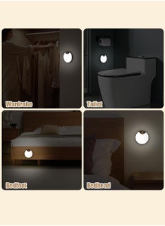 Motion Sensor Lights Indoor, 4Packs Under Cabinet Lighting Wireless, Rechargeable Light, 33LED Battery Operated Closet Lights, Dimmable Touch Light, Magnetic Puck Night Lights for Kitchen Stair Wall - pzsku/Z4ADDC1D6D6761817C066Z/45/_/1721967937/161d5906-8396-4718-a39d-c32e01e0f544