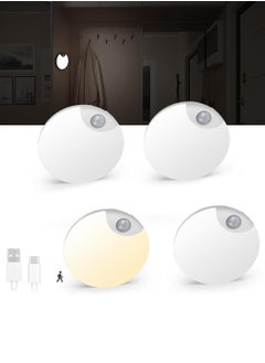 Motion Sensor Lights Indoor, 4Packs Under Cabinet Lighting Wireless, Rechargeable Light, 33LED Battery Operated Closet Lights, Dimmable Touch Light, Magnetic Puck Night Lights for Kitchen Stair Wall - pzsku/Z4ADDC1D6D6761817C066Z/45/_/1722308880/ef088fba-2b67-4215-a51c-7ce523edf52b