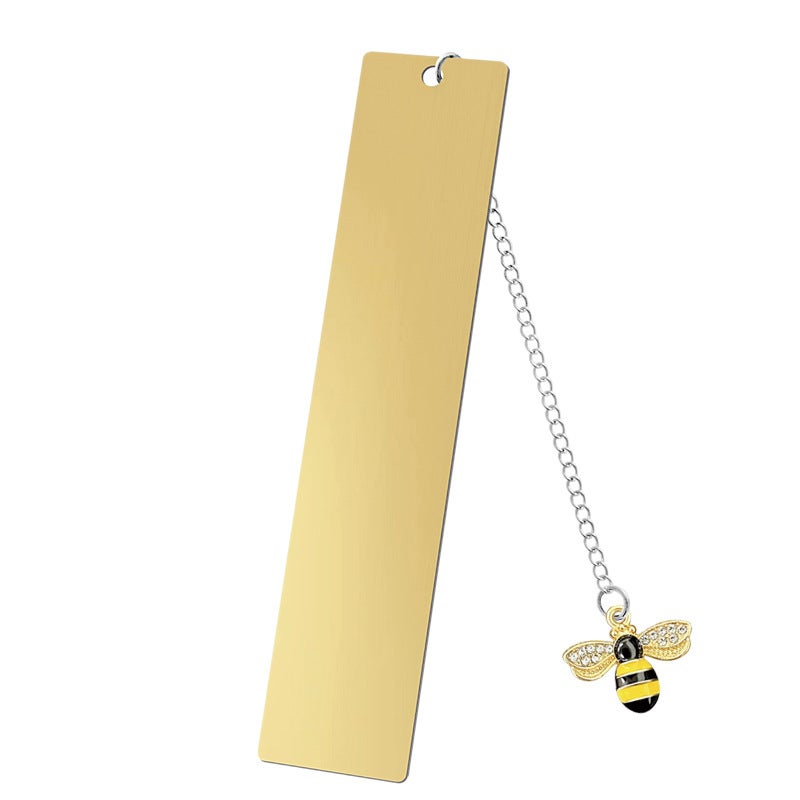 Stainless Steel Bookmark Spot Blank Laser Uv Color Printing Printing Material Teacher Holiday Gift Metal Bookmark - Image 1