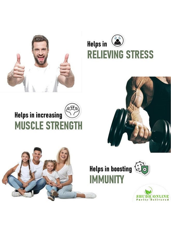 Shudh Online Pure Aswagandhada Powder, Ashwagandha root, Asvagandha (1 Kg / 1000 Gram), Aswaghanda, Aswagandha, Ashavagadha, Asvagangha, Withania somnifera, Boost Immunity - Image 3