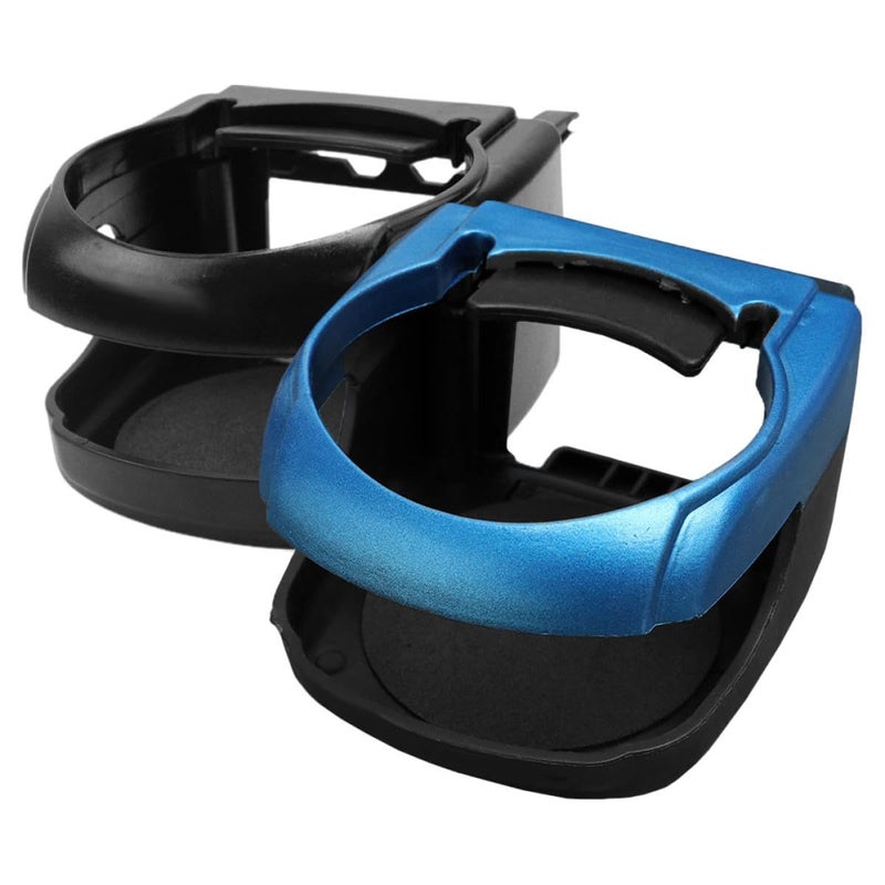 2Pcs Blue Black Car Cup Holder Air Vent Drink Bottle Holders for Auto - Image 2
