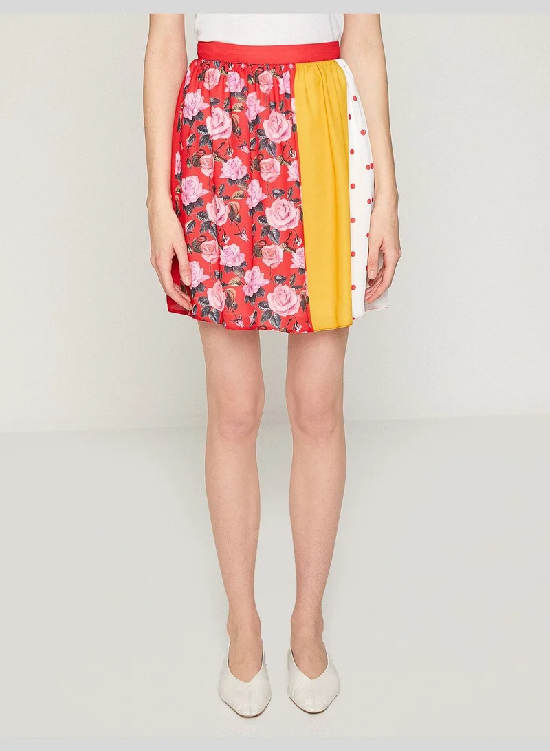 KOTON Floral Skirt