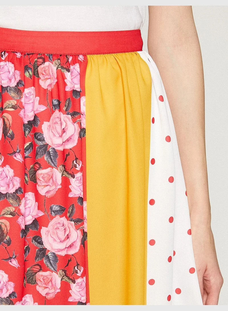 KOTON Floral Skirt