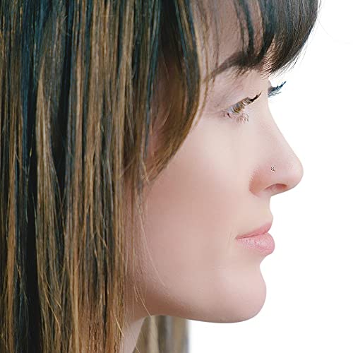 FreshTrends خاتم أنف من الذهب الأبيض عيار 14 قيراط مع الماس FreshTrends SI1-1.5mm (0.015 قيراط) - 20G - Image 4