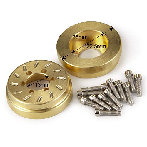 Benedict Harry 4Pcs Internal Wheel Weights for 1/10 RC 1.9"/2.2" Beadlock Wheel Rims - Image 2