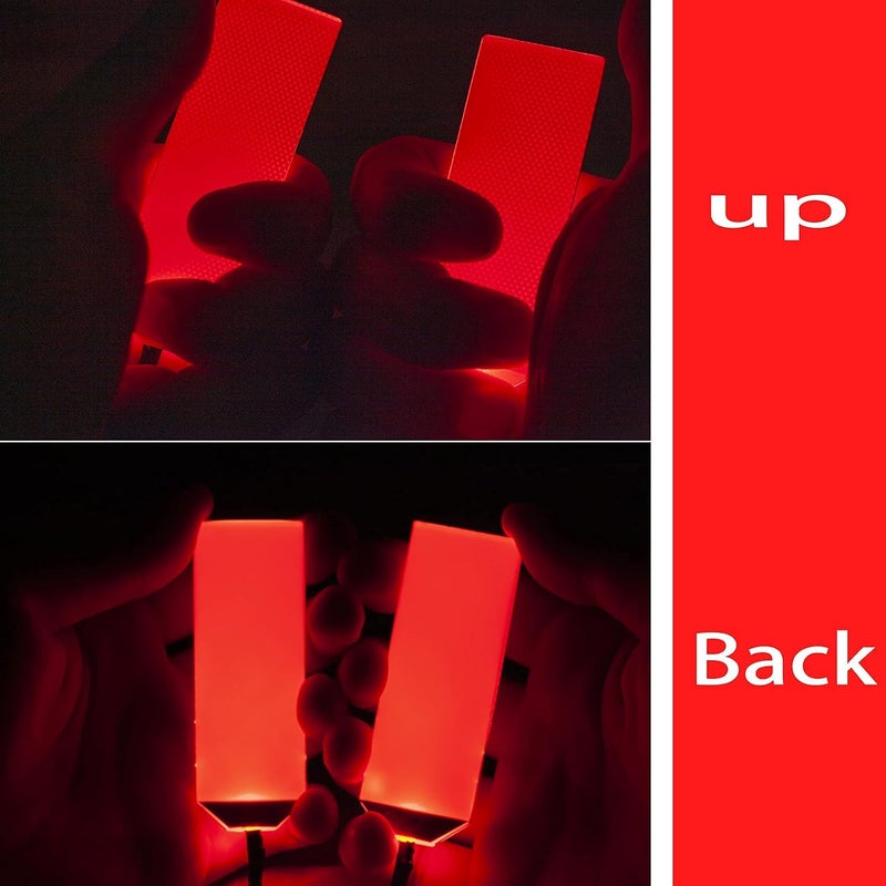 mlnyitus Flexible Helmet led Light Decorations led Lights Flexible Cosplay DIY kit Decorations RGB Superhero for Men Gifts Red - Image 5