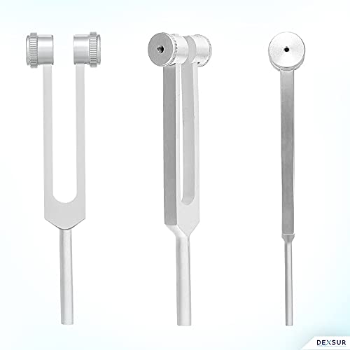 DEXSUR Medical Grade Aluminum Alloy Sensory Tuning Fork Activator For Healing, Therapy Non Magnetic, One Each of C 256 Tuning Fork - Image 5
