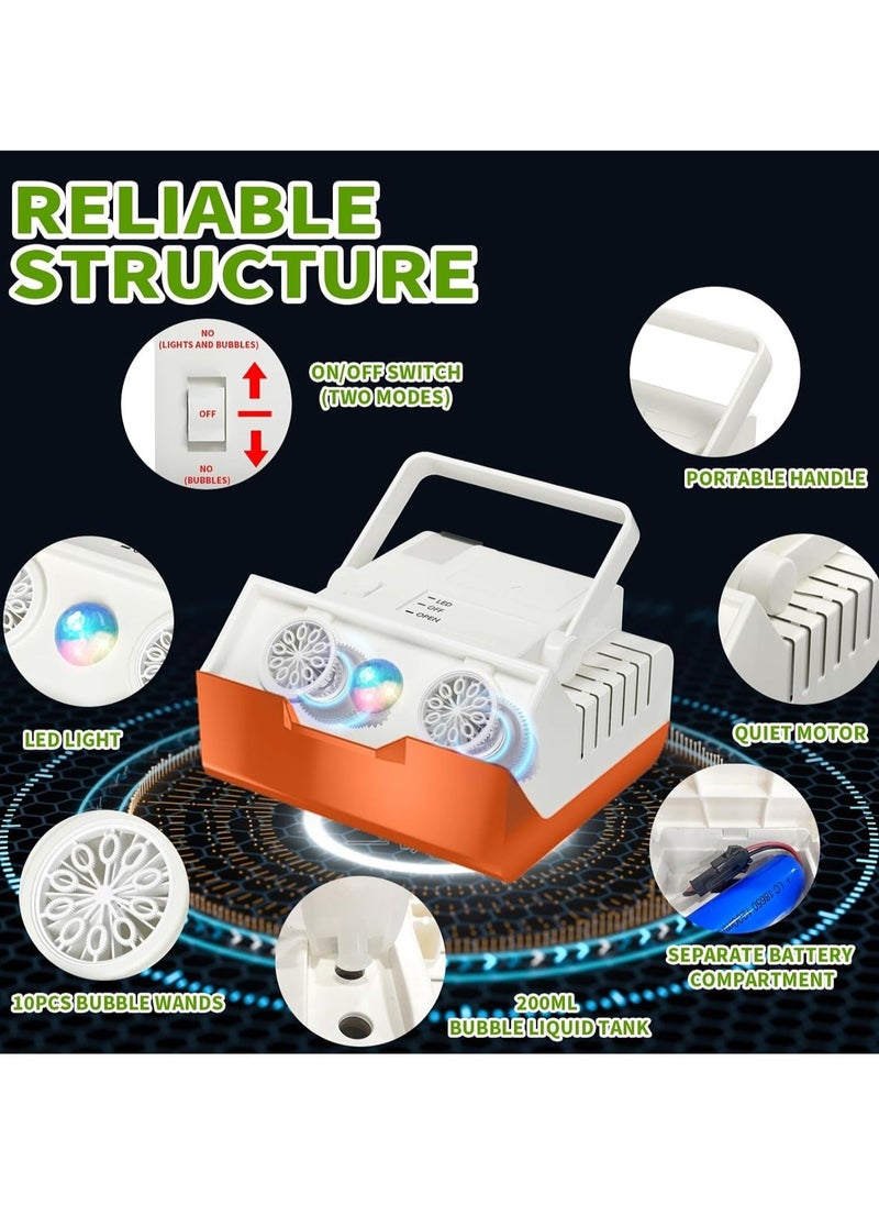Rally - Automatic Bubble Machine Bubble Blower Bubble Game with Flash Light for Party and Event - Image 1