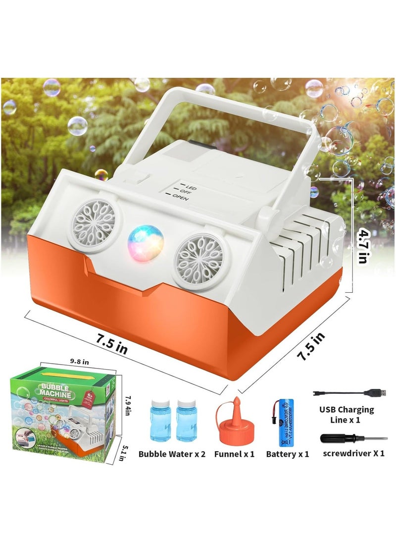 Rally - Automatic Bubble Machine Bubble Blower Bubble Game with Flash Light for Party and Event - Image 1