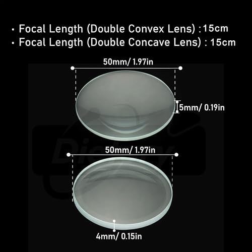 DIETURY Optic Lans Set Optic Activities Science Activities Lens Activities Set Ray Activities Set Of 9,Multicolor, Kid - Image 3