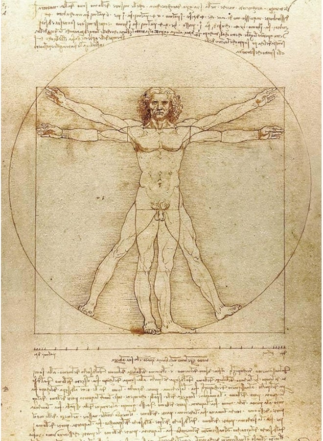Vitruvian Man Notebook 