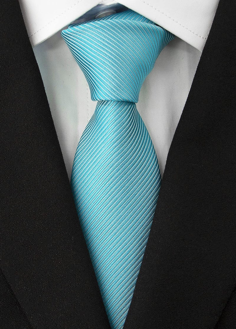 Adulove Men's Necktie Classic Silk Tie Woven Jacquard Neck Ties 9 PCS - Image 4