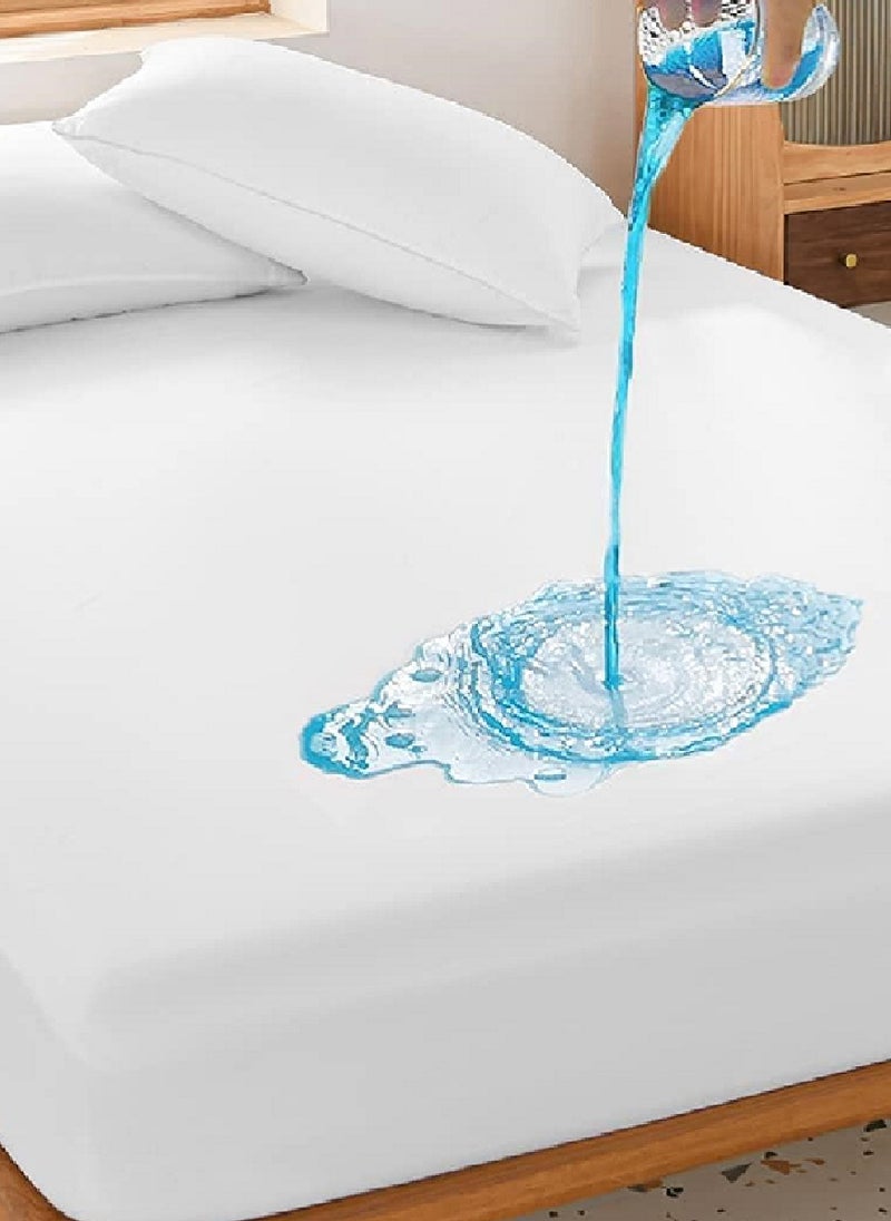 Blueberry Waterproof Mattress Protector Super 120X200+20cm  - Image 1