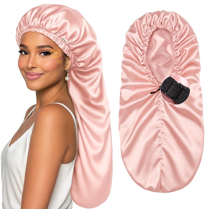 Long Bonnet Braid Bonnets for Sleeping Satin Silk Bonnet Hair Braid Bonnet for Sleeping Bonnets for Black Women