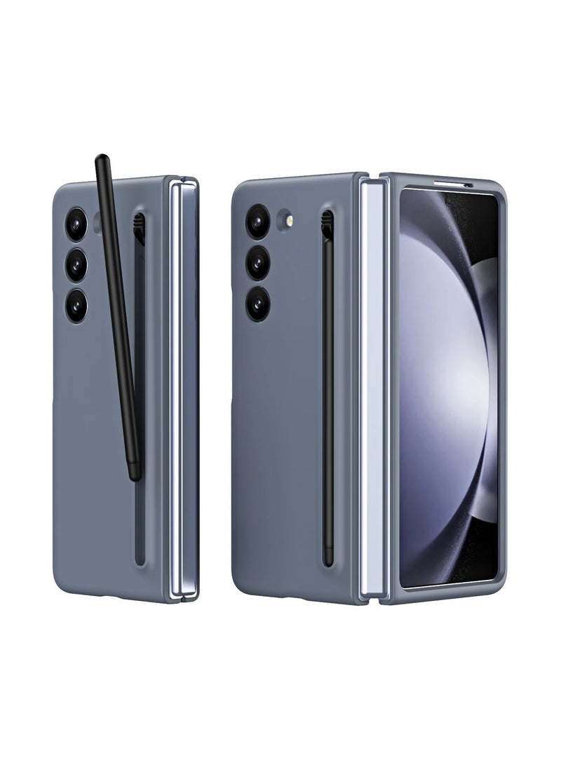 AROAQ Smooth Skin Touch Protective Hard Case for Samsung Galaxy Z Fold6 Fold5 Fold4 Fold3 Durable Purity Design Back Cover - Image 1