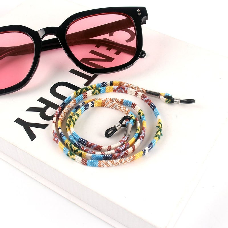5 Pcs Boho Anti Slip Eyeglass Retainer Straps Adjustable Lanyard Sport Holder Unisex - Image 4