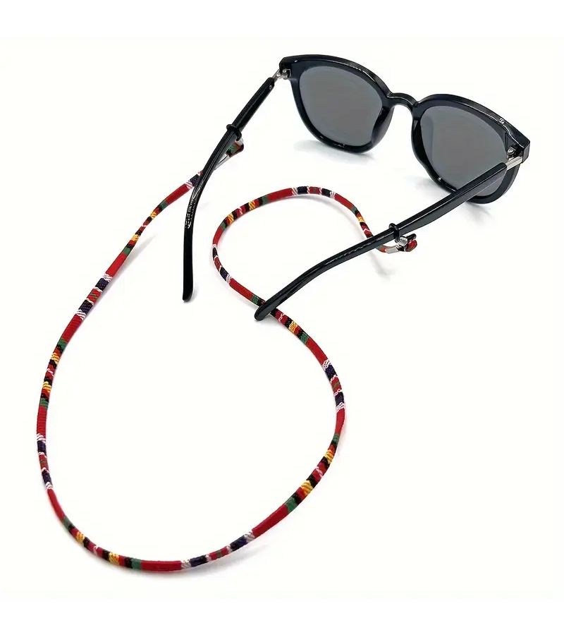 5 Pcs Boho Anti Slip Eyeglass Retainer Straps Adjustable Lanyard Sport Holder Unisex - Image 2