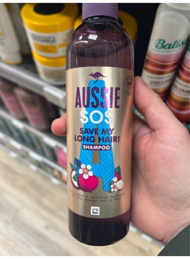أوسي شامبو Aussie SOS Save My Long Hair 290 مل - Image 2