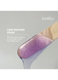 ItalWax Top Line Orchid - 750g / 1.65lb - Hard wax beads for hair removal - Orchid fragrance - Synthetic formulation ideal for sensitive skins - Recommended for Bikini Area and Armpits  - Image 2