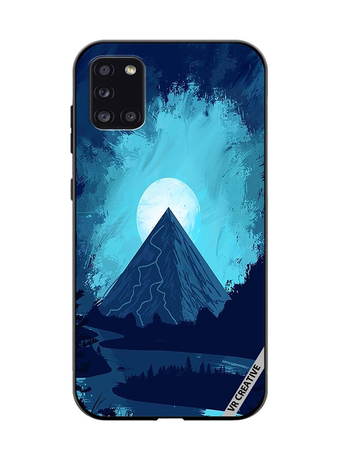 VR CREATIVE Protective Case Cover For Samsung Galaxy A31 Mountain Design Multicolour - Image 1