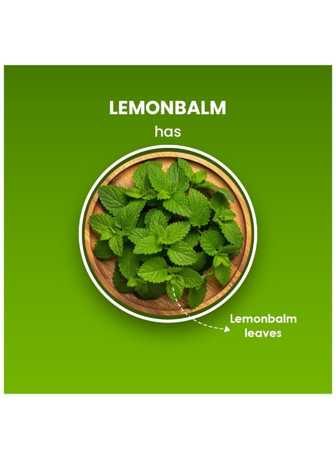 الشاي الأزرق شاي بلسم الليمون - 50 جم - 50+ كوب | يخفف التوتر | يقلل الانتفاخ | يحسن الهضم | مصنوع من الأوراق - خالٍ من الكافيين - خالٍ من الكائنات المعدلة وراثيًا - مهدئ | ظهر في برنامج Shark Tank | عبوة قابلة لإعادة الاستخدام للحيوانات الأليفة - Image 3