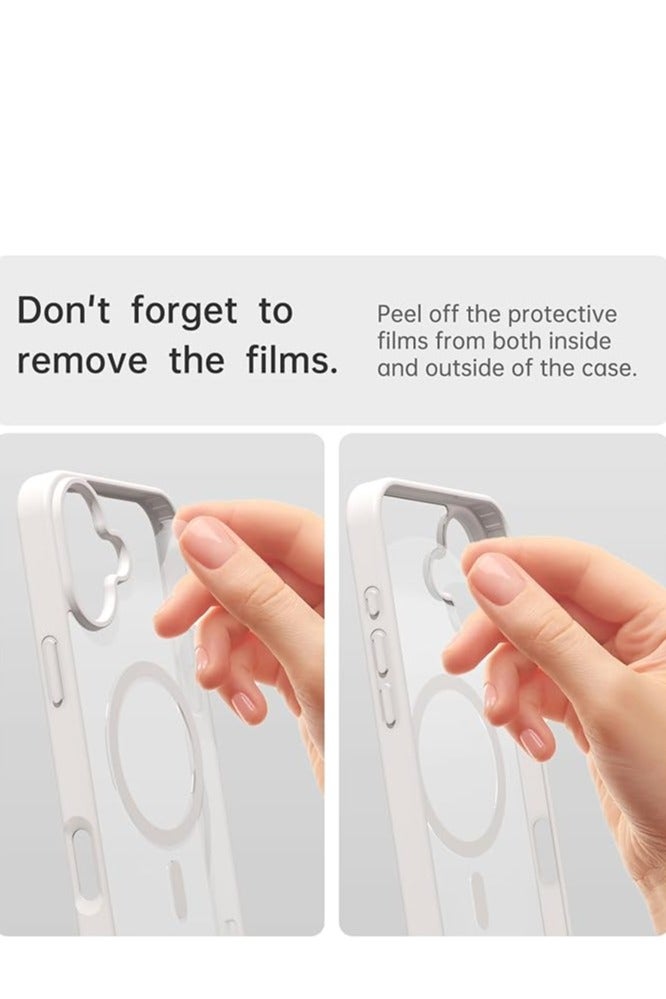 Magnetic Case for iPhone 16 Plus Case, Compatible with MagSafe, Plating Luxury Cover, Clear Soft TPU Shockproof Protective Phone Case, (Titanium Grey) - Image 2