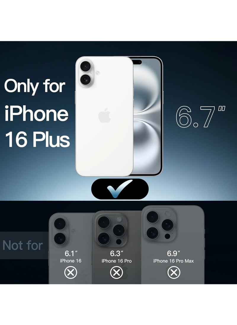 Denx - Magnetic Case for iPhone 16 Plus Case, Compatible with MagSafe, Plating Luxury Cover, Clear Soft TPU Shockproof Protective Phone Case, (Natural Titanium) - Image 1