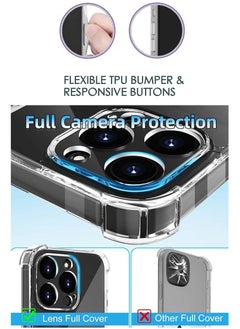NAFCO For iPhone 16 Pro - Ultra Clear Transparent Silicone Drop-Proof Clear Flexible Protective Phone Cover - Transparent  - Image 3