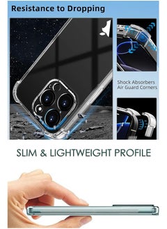 NAFCO For iPhone 16 Pro - Ultra Clear Transparent Silicone Drop-Proof Clear Flexible Protective Phone Cover - Transparent  - Image 2
