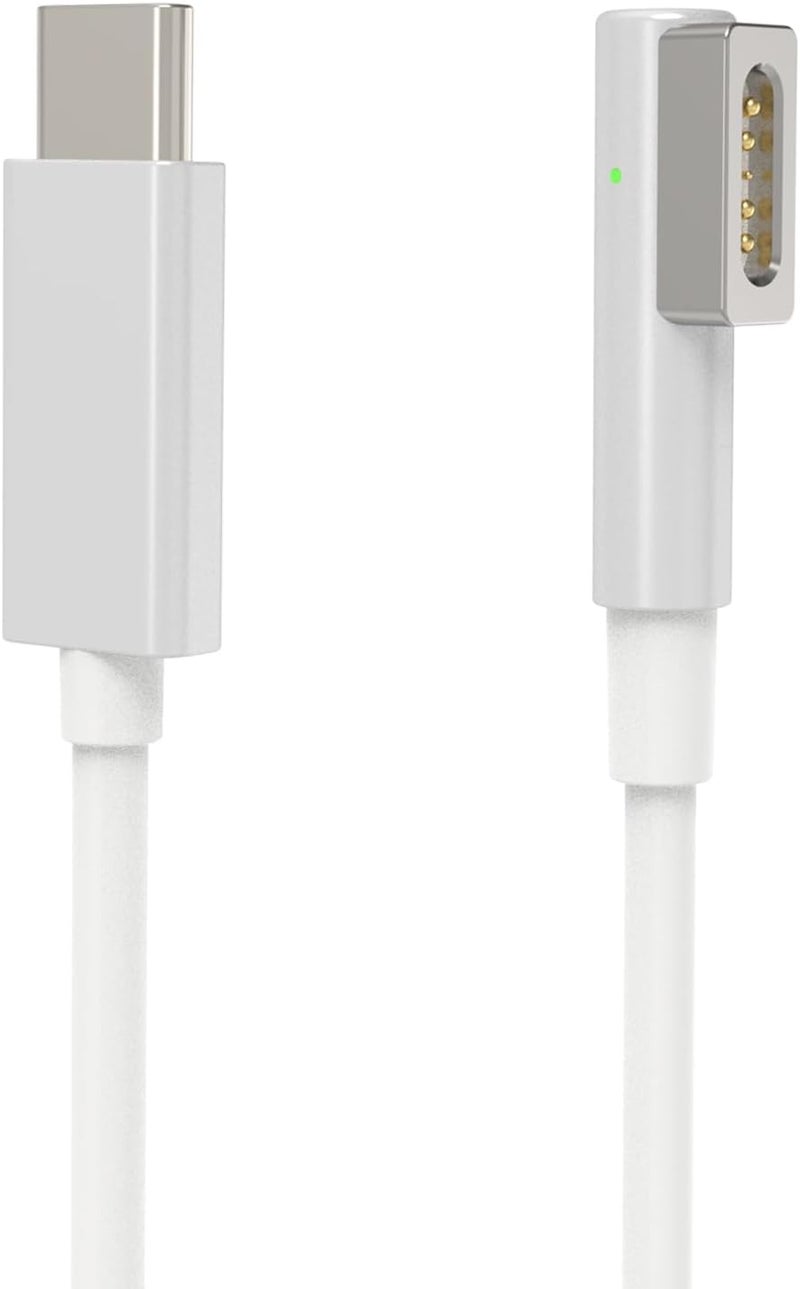 eWINNER كابل شحن eWINNER من USB C إلى طرف L المغناطيسي - 6 أقدام، كابل شحن من النوع C إلى طرف L مغناطيسي 1 لأجهزة MacBook Pro Air 2006-2012، يعمل مع 20 فولت 60 واط-100 واط - Image 4