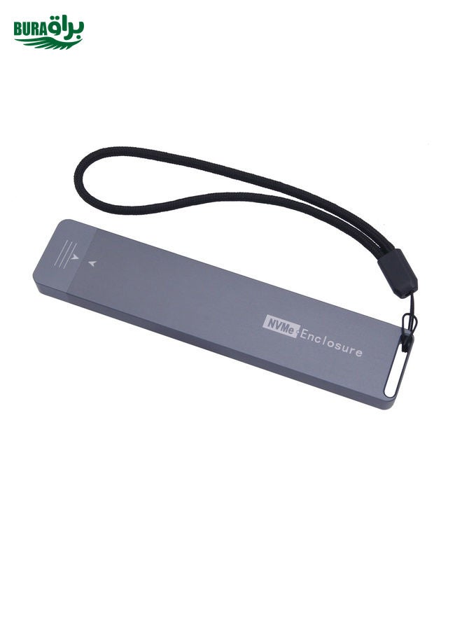 BURAQ NVME M.2 SSD Enclosure, Support 2230/2242/2260/2280 M.2 SSD  - Image 4