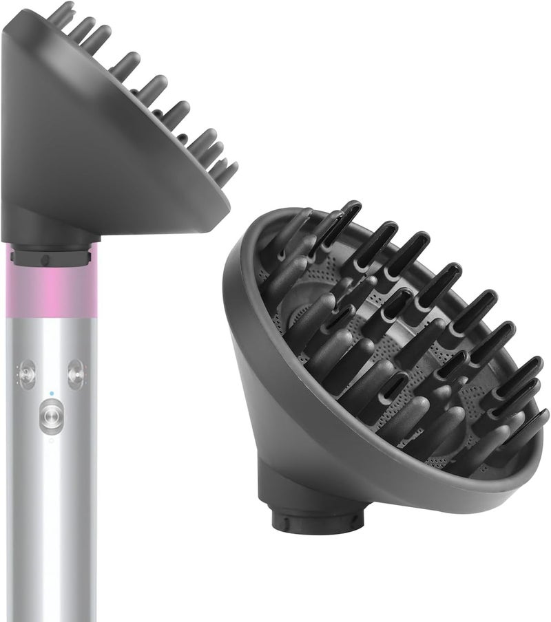 BVACUMHEAD Upgraded Diffuser Attachment for Airwrap, Converting for Airwrap Styler to Hair Dryer Diffuser Attachment, for Airwrap Attachment Nozzle, 973365-01, Grey - Image 1