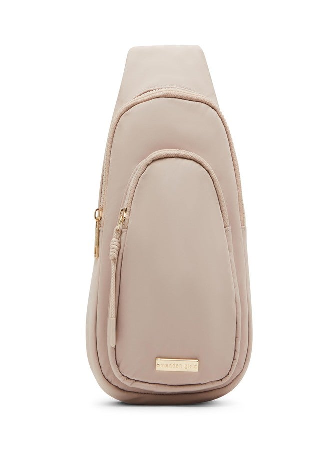 Madden Girl BANDERO NYLON SLING, TAUPE, O/S - Image 1