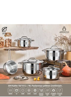 AMBOSS Amboss 10 Piece Stainless Steel Cookware Set  - Image 1