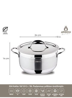 AMBOSS Amboss 10 Piece Stainless Steel Cookware Set  - Image 4