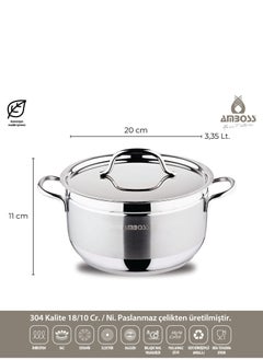 AMBOSS Amboss 10 Piece Stainless Steel Cookware Set  - Image 3